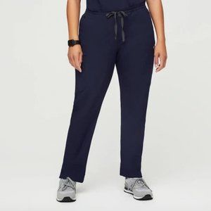 FIGS Yola Skinny Scrub Pants Navy Blue Large Tall